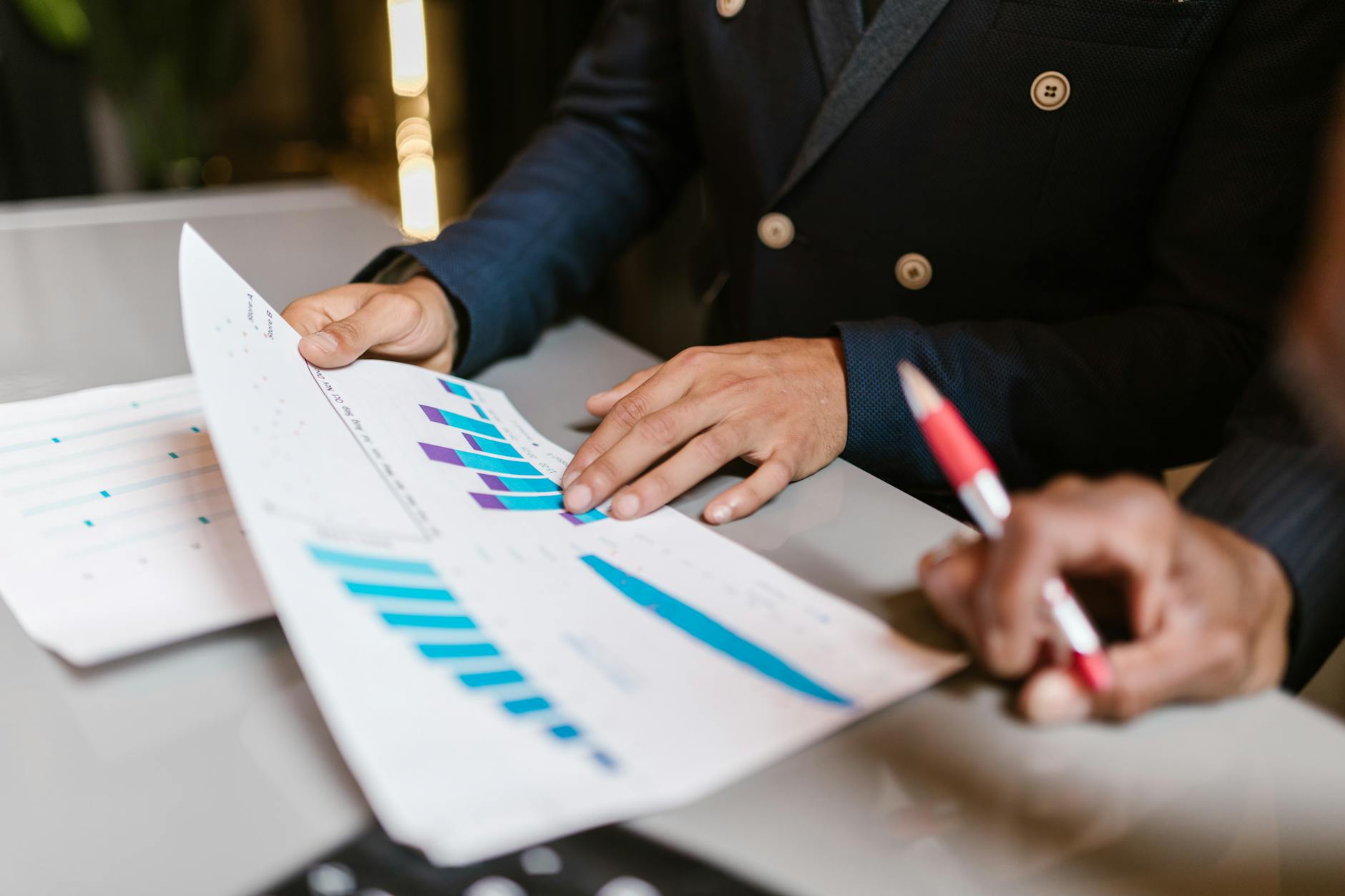Investment portfolio analytics dashboard with performance metrics