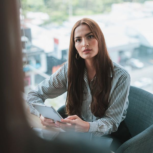 Woman business analyst professional headshot